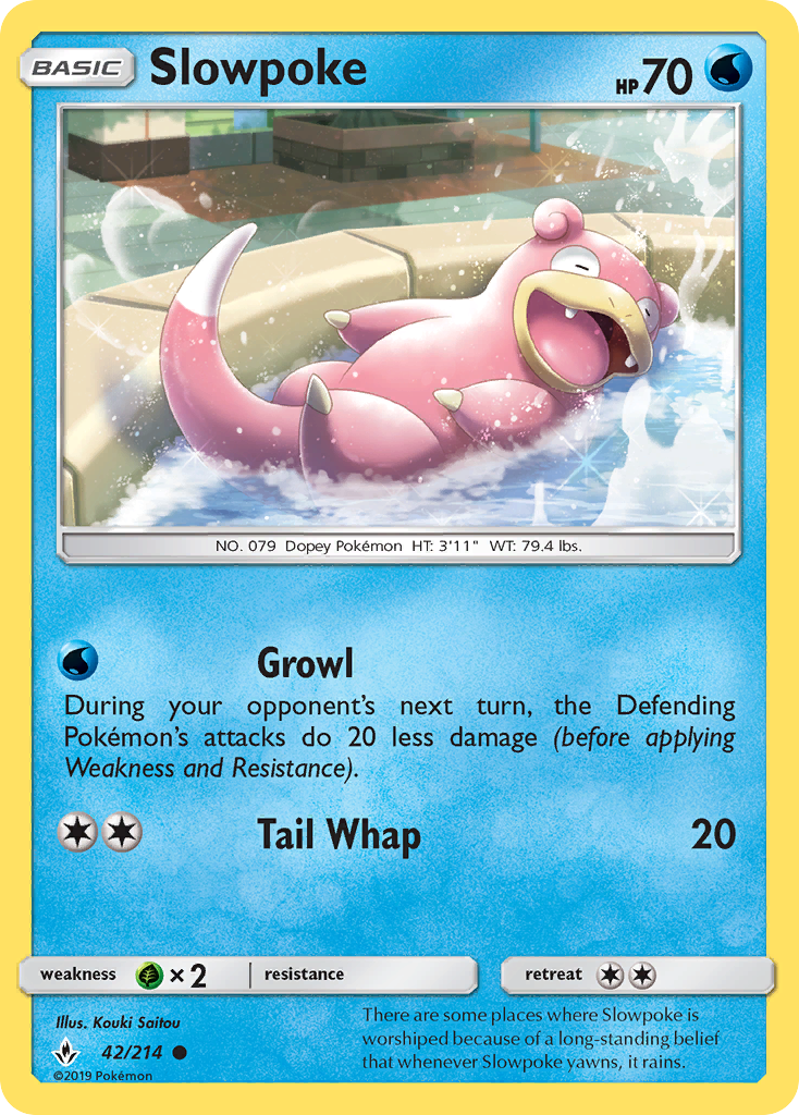 Slowpoke (42/214) [Sun & Moon: Unbroken Bonds] - The Mythic Store | 24h Order Processing