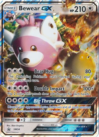 Bewear GX (SM34) (Jumbo Card) [Sun & Moon: Black Star Promos] - The Mythic Store | 24h Order Processing