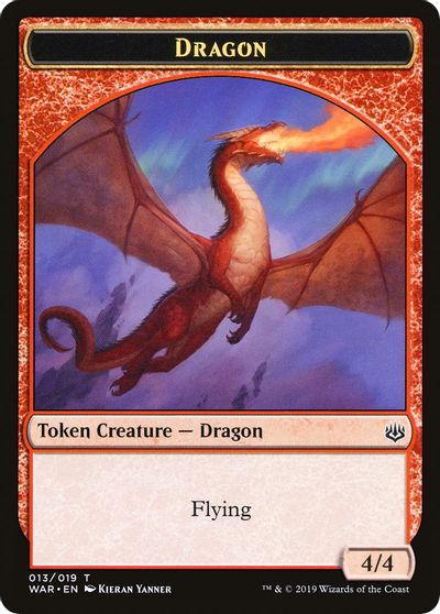Dragon // Spirit Double-Sided Token [Challenger Decks 2020 Tokens] - The Mythic Store | 24h Order Processing