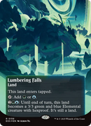 Lumbering Falls (0159) (Borderless) (Galaxy Foil) [Edge of Eternities: Stellar Sights] - The Mythic Store | 24h Order Processing