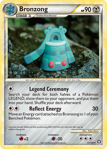 Bronzong (15/102) [HeartGold & SoulSilver: Triumphant] - The Mythic Store | 24h Order Processing