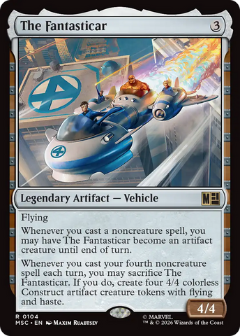 The Fantasticar (Surge Foil) [Marvel Super Heroes Commander] - The Mythic Store | 24h Order Processing