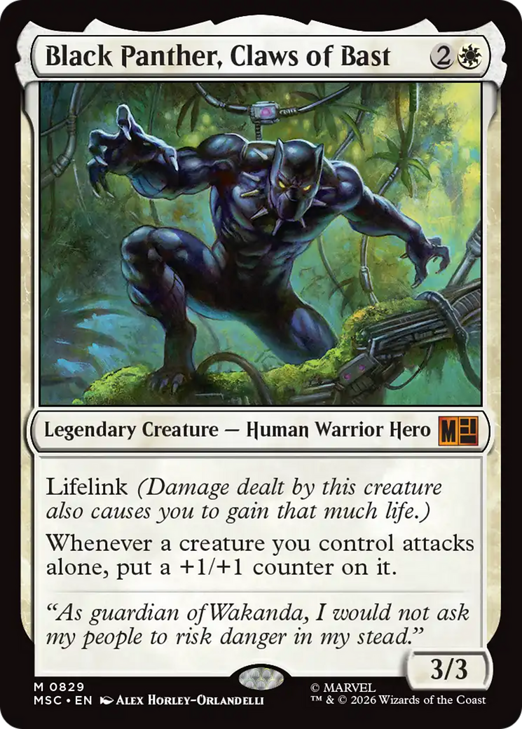 Black Panther, Claws of Bast [Marvel Super Heroes Commander] - The Mythic Store | 24h Order Processing