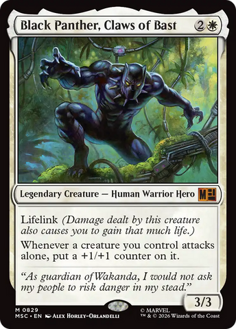 Black Panther, Claws of Bast [Marvel Super Heroes Commander] - The Mythic Store | 24h Order Processing