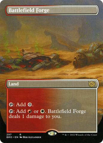 Battlefield Forge (Borderless Alternate Art) [The Brothers' War] - The Mythic Store | 24h Order Processing