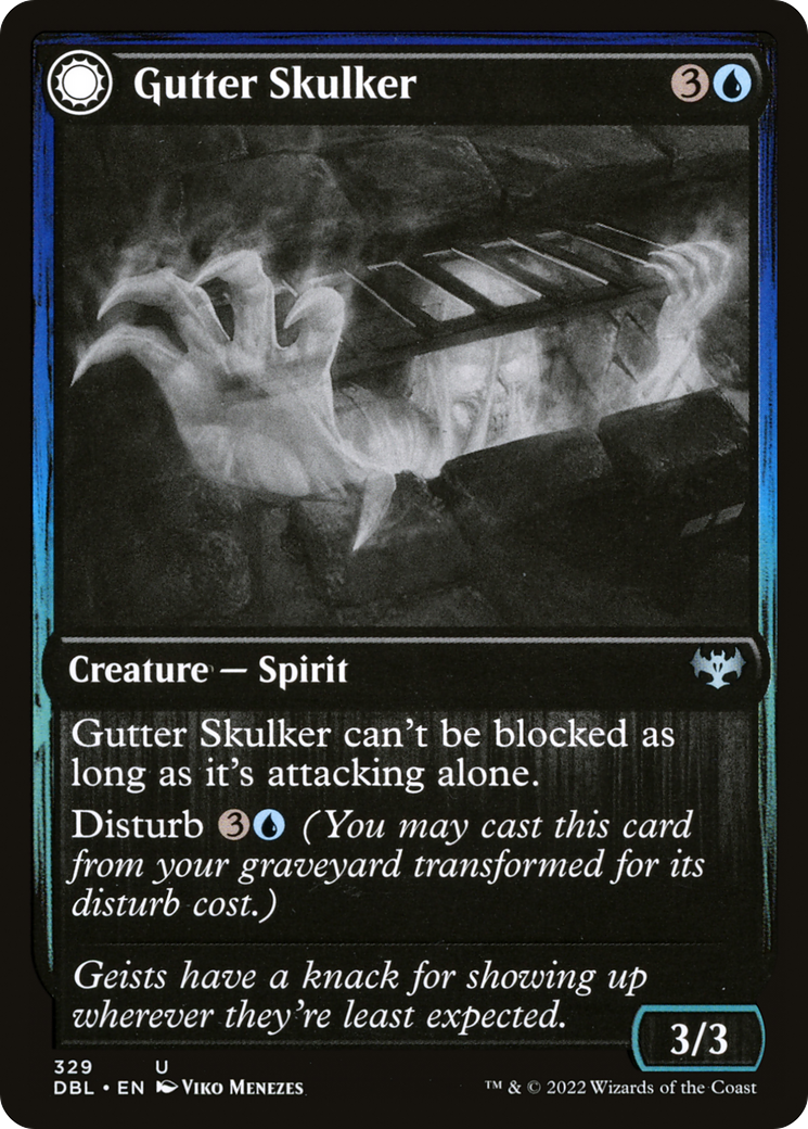 Gutter Skulker // Gutter Shortcut [Innistrad: Double Feature] - The Mythic Store | 24h Order Processing