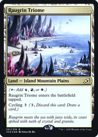 Raugrin Triome [Ikoria: Lair of Behemoths Prerelease Promos] - The Mythic Store | 24h Order Processing