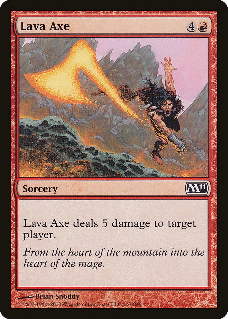 Lava Axe [Magic 2011] - The Mythic Store | 24h Order Processing