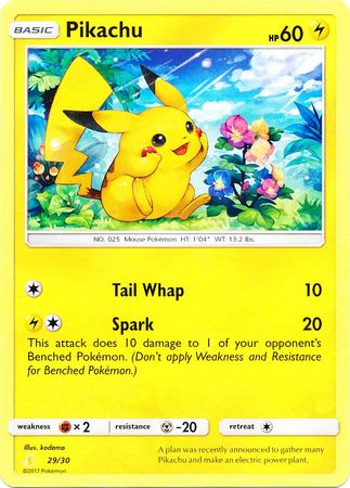 Pikachu (29/30) [Sun & Moon: Trainer Kit - Alolan Raichu] - The Mythic Store | 24h Order Processing