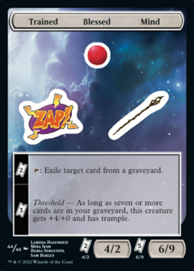 Trained Blessed Mind [Unfinity Stickers] - The Mythic Store | 24h Order Processing