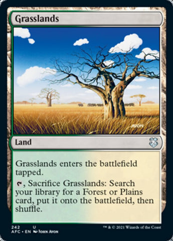 Grasslands [Dungeons & Dragons: Adventures in the Forgotten Realms Commander] - The Mythic Store | 24h Order Processing