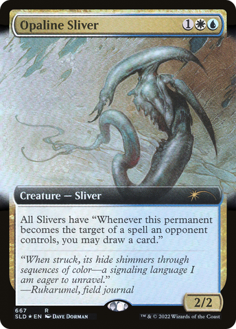 Opaline Sliver (Extended Art) [Secret Lair Drop Promos] - The Mythic Store | 24h Order Processing