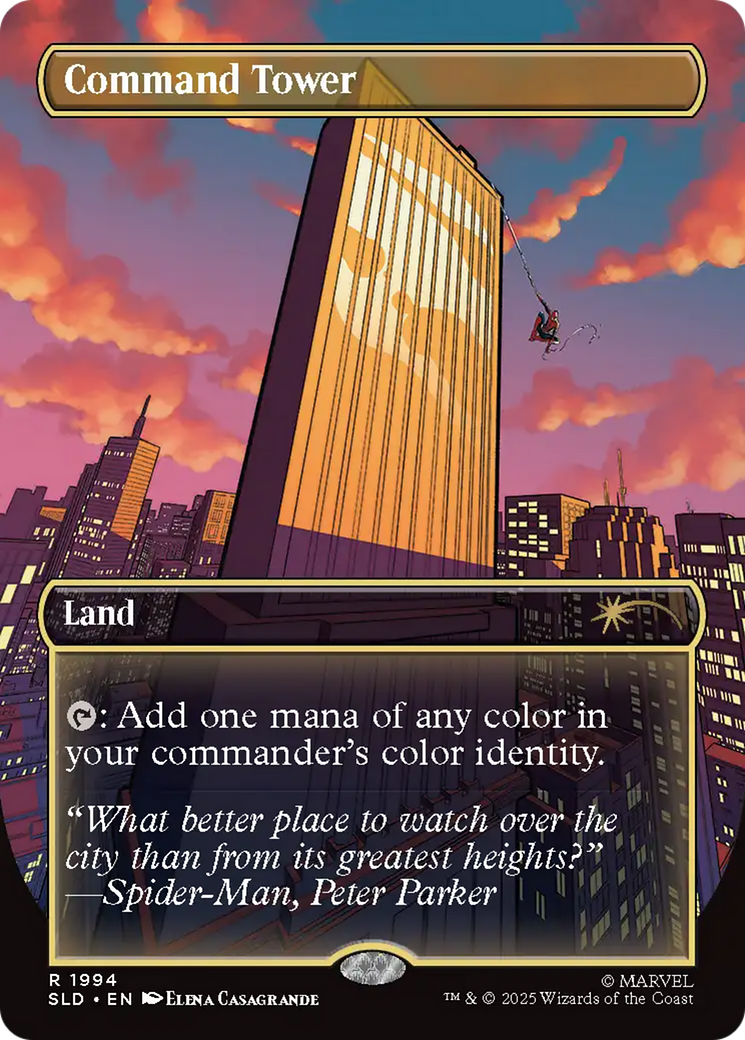 Command Tower (1994) (Rainbow Foil) [Secret Lair Drop Series] - The Mythic Store | 24h Order Processing