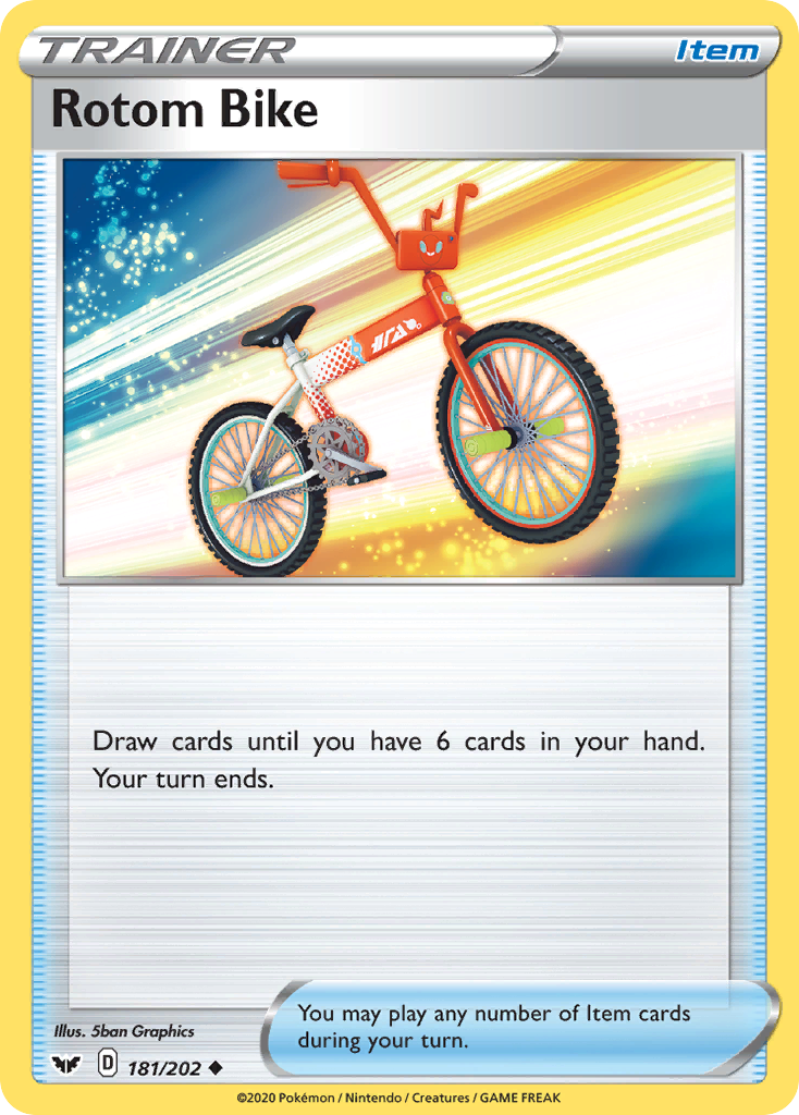 Rotom Bike (181/202) [Sword & Shield: Base Set] - The Mythic Store | 24h Order Processing