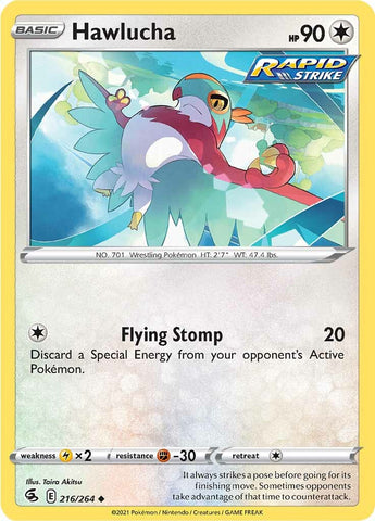 Hawlucha (216/264) [Sword & Shield: Fusion Strike] - The Mythic Store | 24h Order Processing