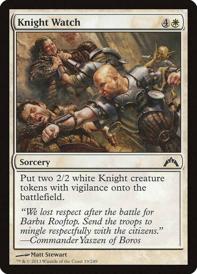 Knight Watch [Gatecrash] - The Mythic Store | 24h Order Processing