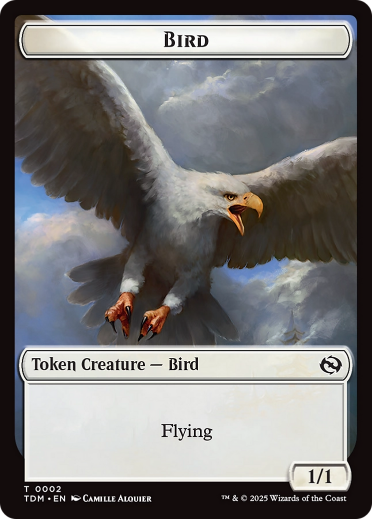 Spider // Bird Double-Sided Token [Tarkir: Dragonstorm Commander Tokens] - The Mythic Store | 24h Order Processing