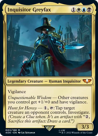 Inquisitor Greyfax (Surge Foil) [Warhammer 40,000] - The Mythic Store | 24h Order Processing