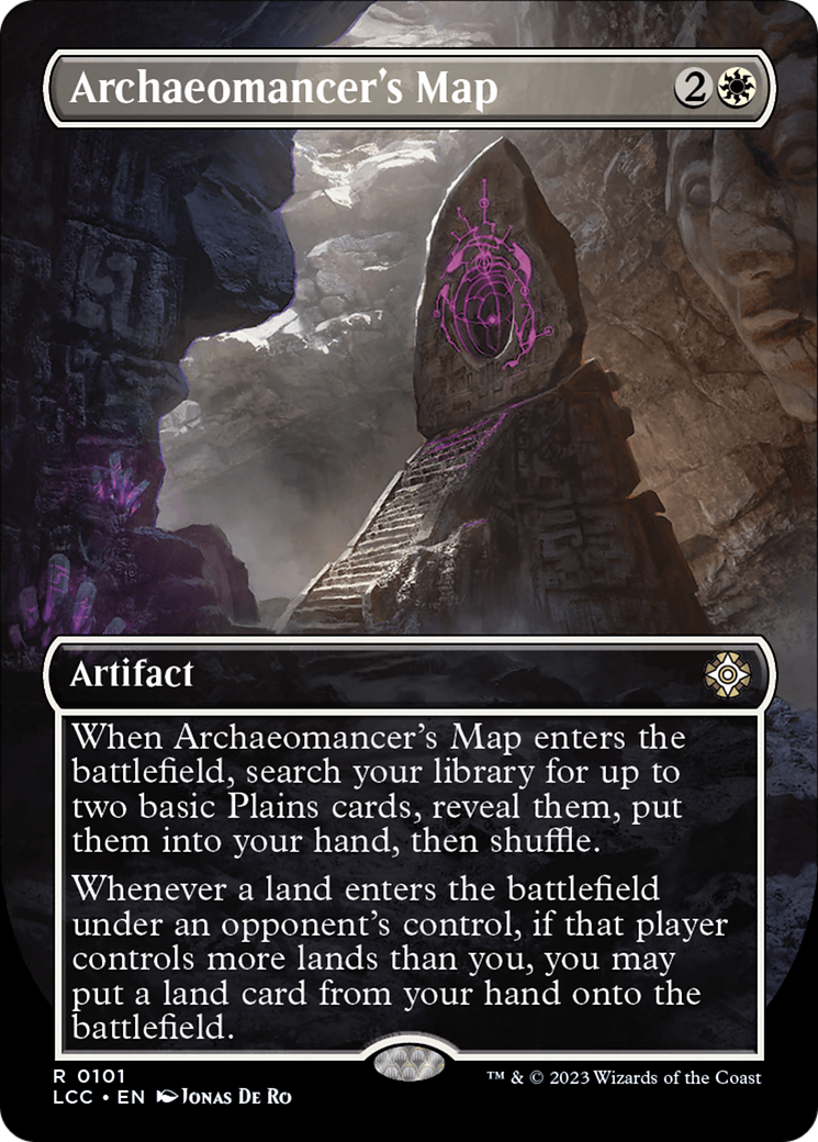 Archaeomancer's Map (Borderless) [The Lost Caverns of Ixalan Commander] - The Mythic Store | 24h Order Processing