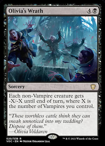 Olivia's Wrath [Innistrad: Crimson Vow Commander] - The Mythic Store | 24h Order Processing