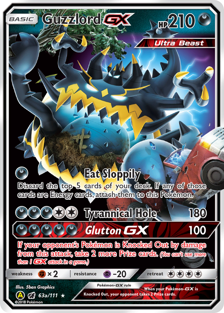 Guzzlord GX (63a/111) [Alternate Art Promos] - The Mythic Store | 24h Order Processing