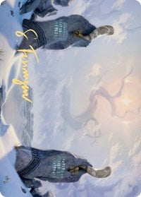 Snow-Covered Plains (276) Art Card (Gold-Stamped Signature) [Kaldheim Art Series] - The Mythic Store | 24h Order Processing