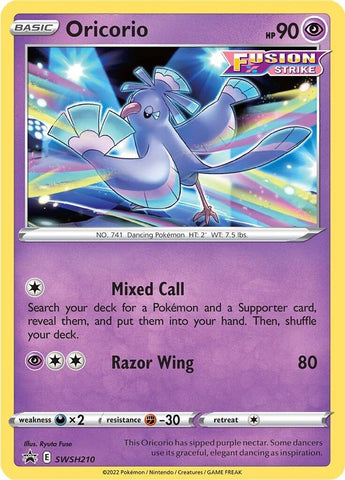 Oricorio (SWSH210) [Sword & Shield: Black Star Promos] - The Mythic Store | 24h Order Processing