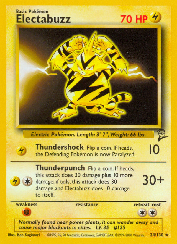 Electabuzz (24/130) [Base Set 2] - The Mythic Store | 24h Order Processing