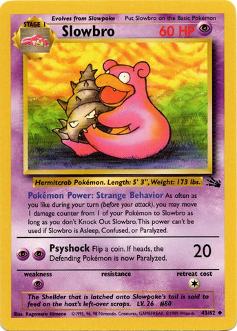 Slowbro (43/62) [Fossil Unlimited] - The Mythic Store | 24h Order Processing