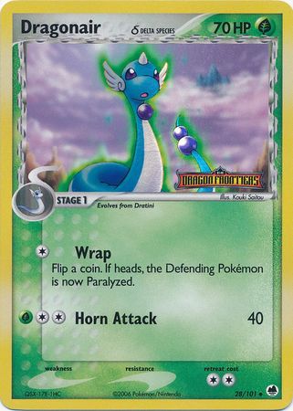 Dragonair (28/101) (Delta Species) (Stamped) [EX: Dragon Frontiers] - The Mythic Store | 24h Order Processing