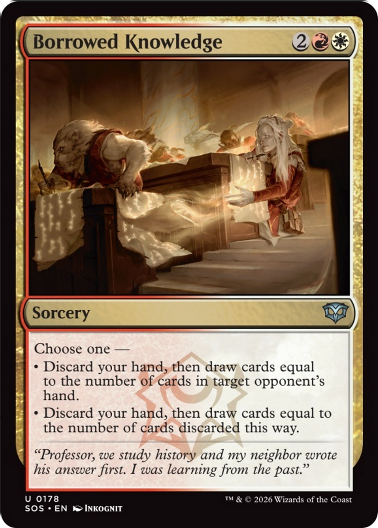 Borrowed Knowledge [Secrets of Strixhaven] - The Mythic Store | 24h Order Processing