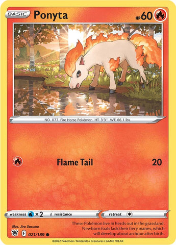 Ponyta (021/189) [Sword & Shield: Astral Radiance] - The Mythic Store | 24h Order Processing