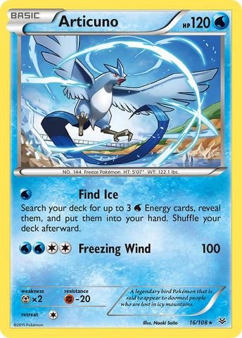 Articuno (16/108) (Theme Deck Exclusive) [XY: Roaring Skies] - The Mythic Store | 24h Order Processing