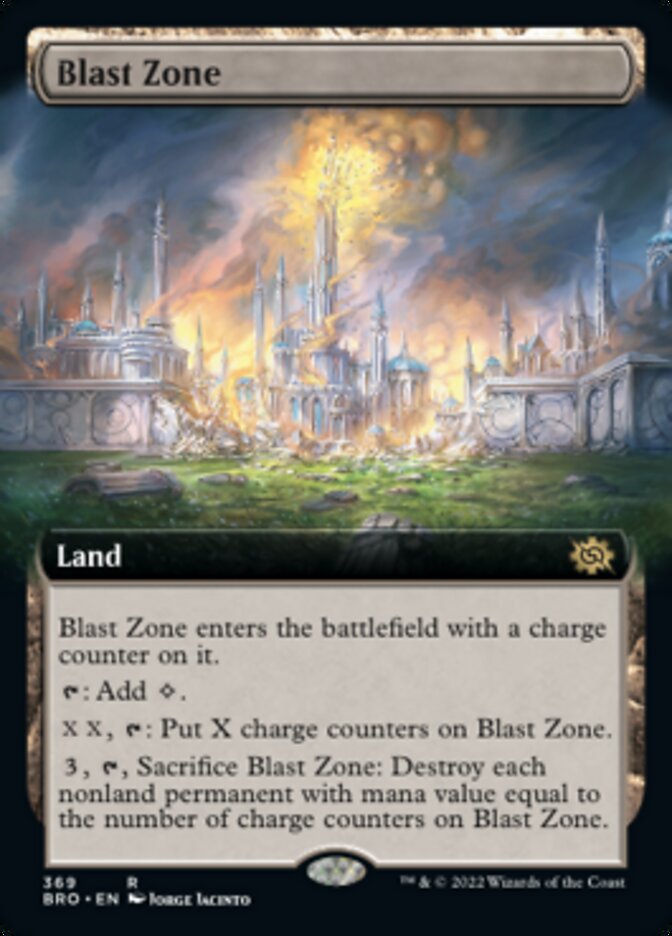 Blast Zone (Extended Art) [The Brothers' War] - The Mythic Store | 24h Order Processing