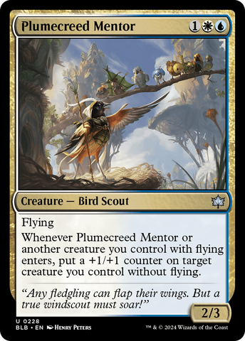 Plumecreed Mentor [Bloomburrow] - The Mythic Store | 24h Order Processing
