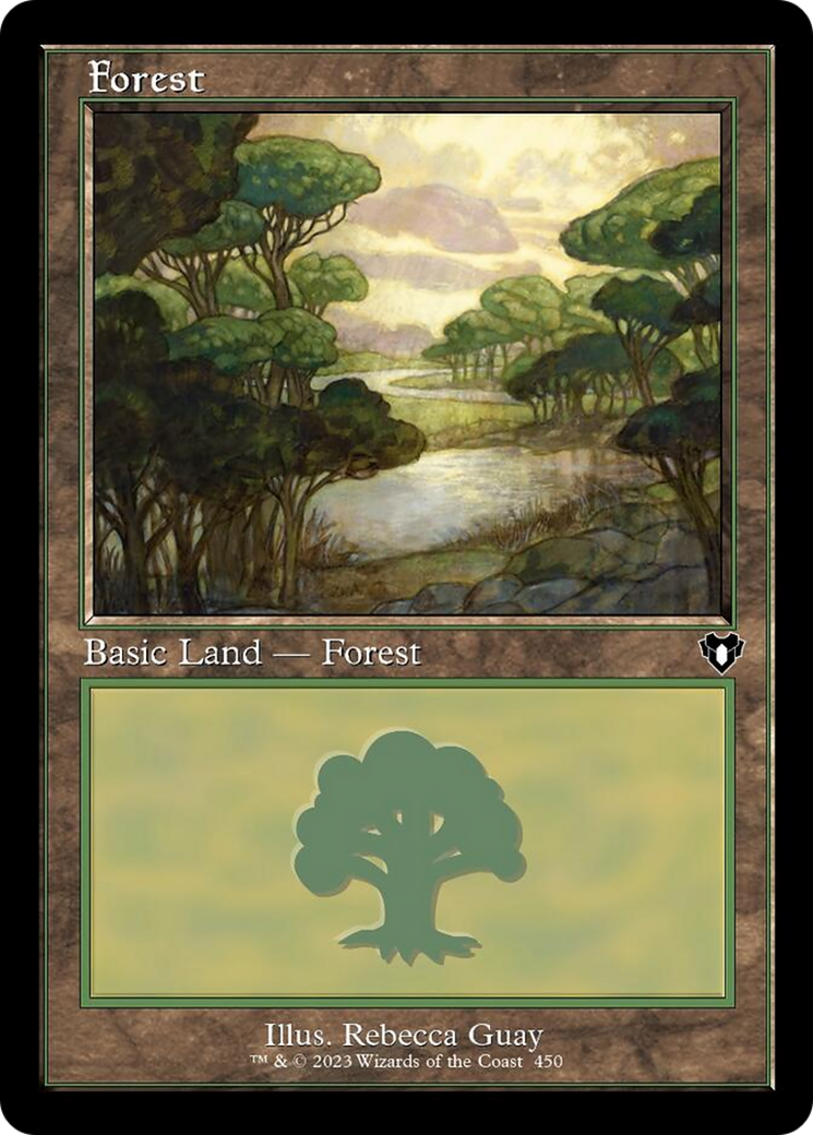 Forest (450) (Retro) [Commander Masters] - The Mythic Store | 24h Order Processing