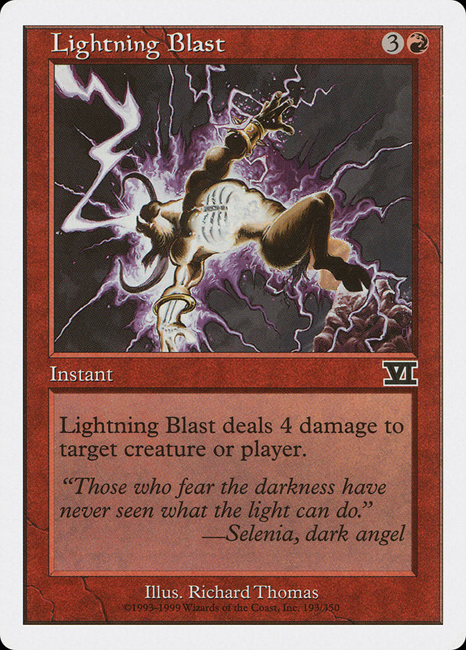 Lightning Blast [Classic Sixth Edition] - The Mythic Store | 24h Order Processing