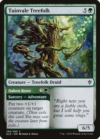 Tuinvale Treefolk // Oaken Boon [Throne of Eldraine] - The Mythic Store | 24h Order Processing