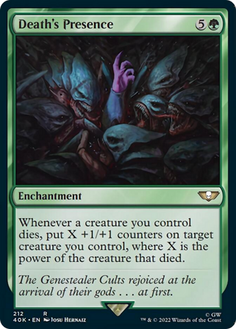 Death's Presence (Surge Foil) [Warhammer 40,000] - The Mythic Store | 24h Order Processing