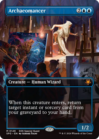 Archaeomancer (Borderless) [Secrets of Strixhaven Special Guests] - The Mythic Store | 24h Order Processing
