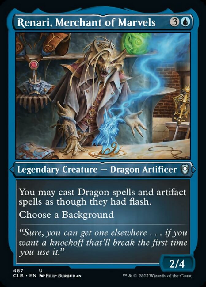 Renari, Merchant of Marvels (Foil Etched) [Commander Legends: Battle for Baldur's Gate] - The Mythic Store | 24h Order Processing