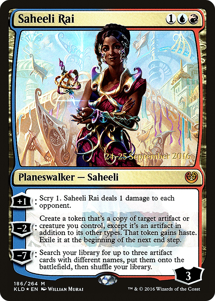 Saheeli Rai [Kaladesh Prerelease Promos] - The Mythic Store | 24h Order Processing