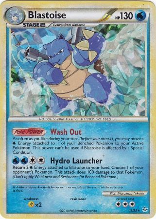 Blastoise (13/95) (Cracked Ice Holo) [HeartGold & SoulSilver: Unleashed] - The Mythic Store | 24h Order Processing