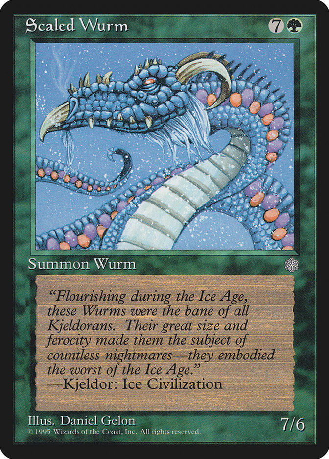 Scaled Wurm [Ice Age] - The Mythic Store | 24h Order Processing