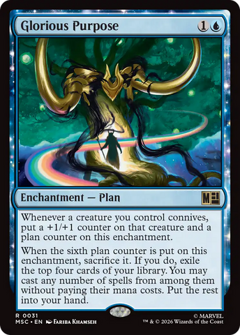 Glorious Purpose (Surge Foil) [Marvel Super Heroes Commander] - The Mythic Store | 24h Order Processing