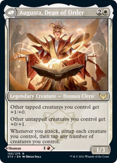 Plargg, Dean of Chaos // Augusta, Dean of Order [Strixhaven: School of Mages Prerelease Promos] - The Mythic Store | 24h Order Processing