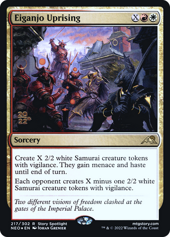 Eiganjo Uprising [Kamigawa: Neon Dynasty Prerelease Promos] - The Mythic Store | 24h Order Processing