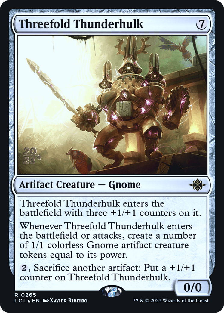 Threefold Thunderhulk [The Lost Caverns of Ixalan Prerelease Cards] - The Mythic Store | 24h Order Processing