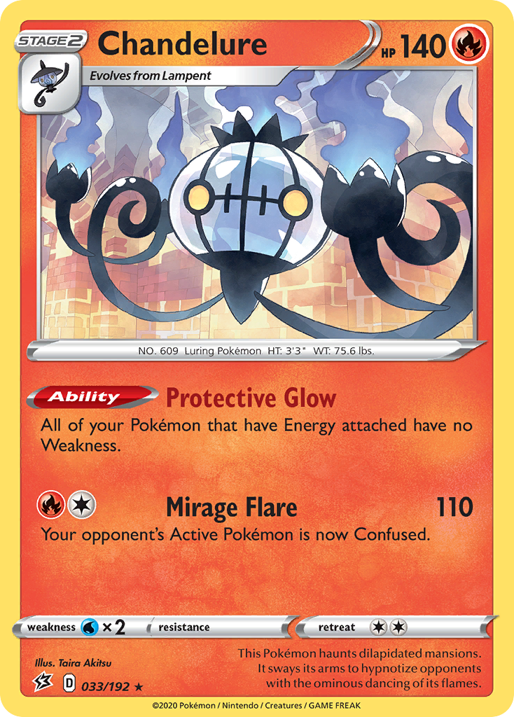 Chandelure (033/192) [Sword & Shield: Rebel Clash] - The Mythic Store | 24h Order Processing