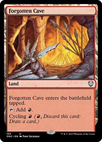 Forgotten Cave [Phyrexia: All Will Be One Commander] - The Mythic Store | 24h Order Processing